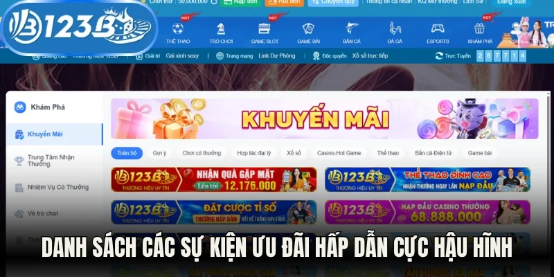 Danh sách các sự kiện ưu đãi hấp dẫn cực hậu hĩnh